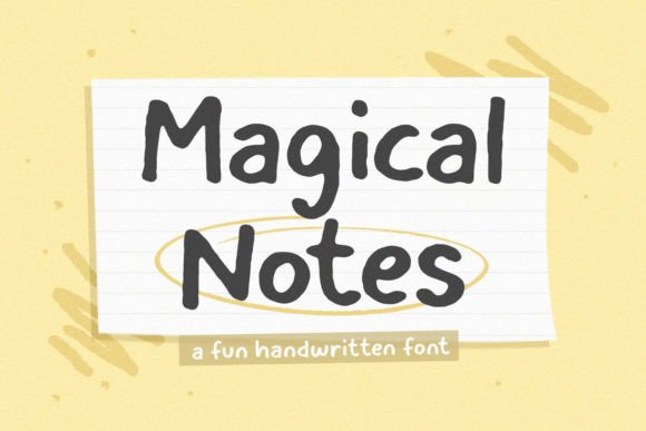 Magicalnotes Font Poster 1