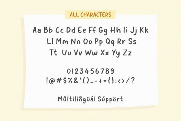 Magicalnotes Font Poster 6