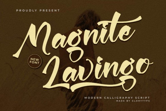 Magnite Lavingo Font Poster 1