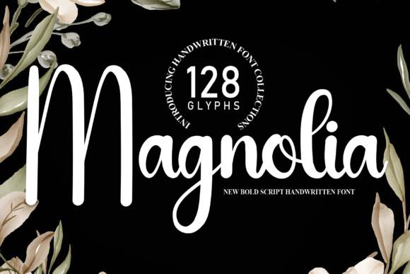 Magnolia Font Poster 1