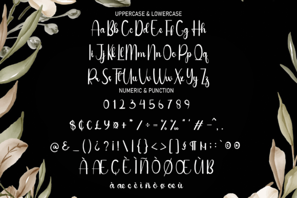 Magnolia Font Poster 7