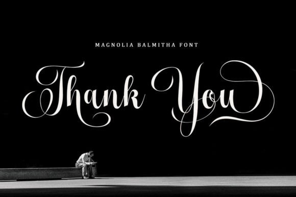 Magnolia Balmitha Font Poster 9