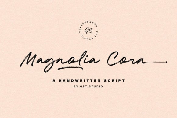 Magnolia Cora Font Poster 1