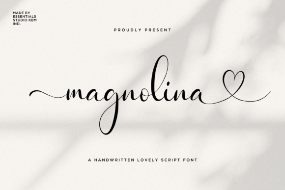 Magnolina Font Poster 1