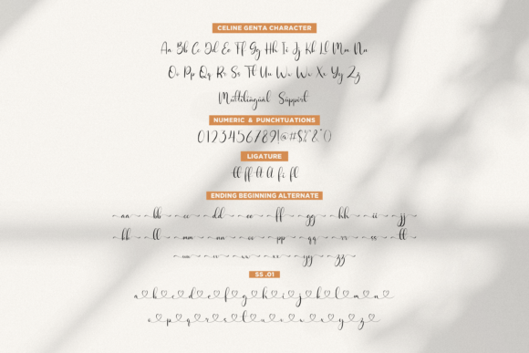 Magnolina Font Poster 8