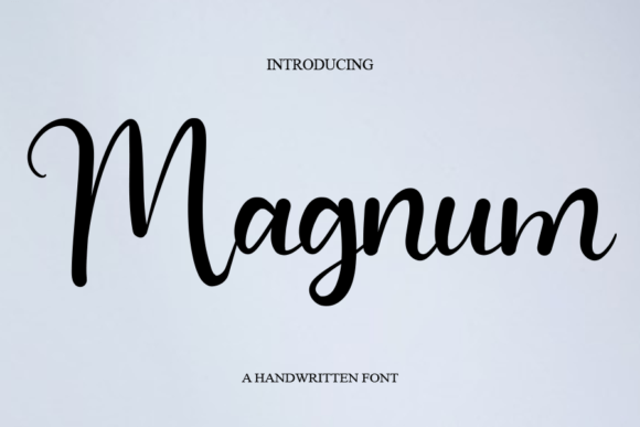Magnum Font Poster 1