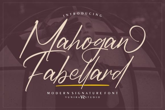 Mahogan Fabellard Font Poster 1