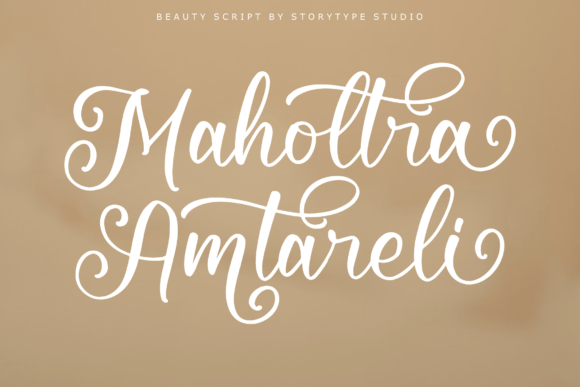 Maholtra Amtareli Font Poster 1