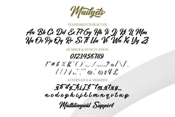 Mailgets Font Poster 10