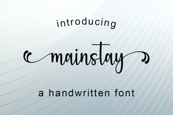 Mainstay Font Poster 1