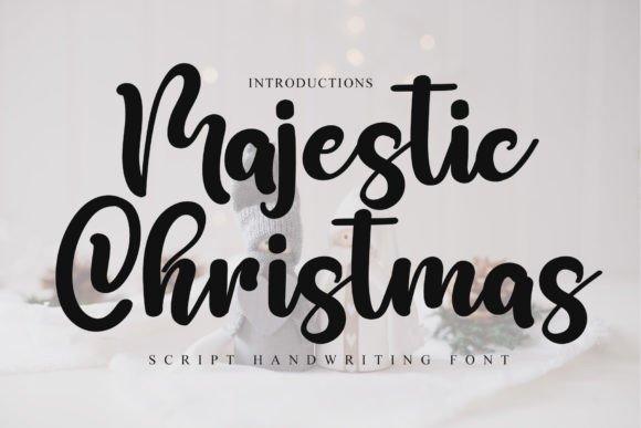 Majestic Christmas Font Poster 1