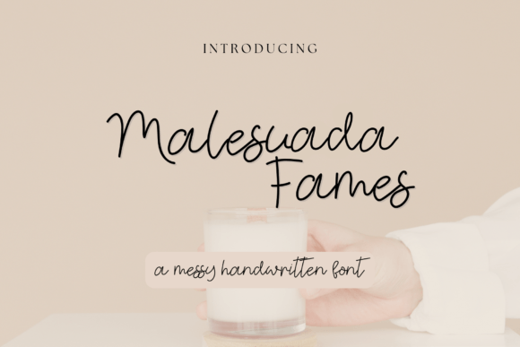 Malesuada Fames Font Poster 1