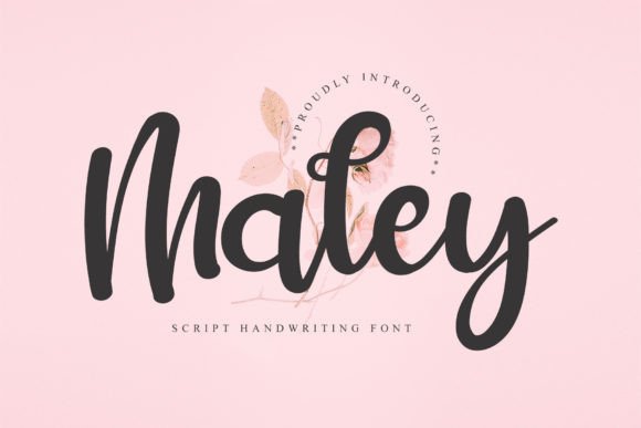 Maley Font Poster 1