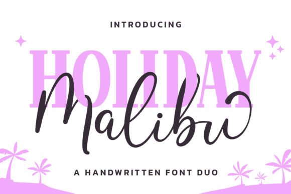 Malibu Holiday Duo Font Poster 1