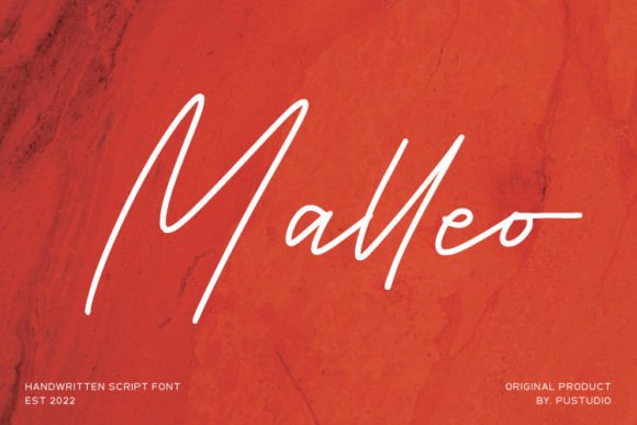 Malleo Font Poster 1