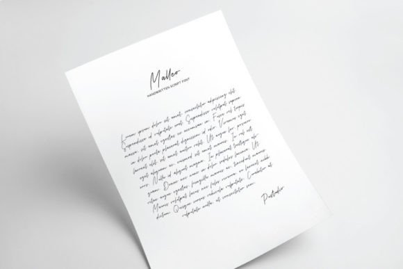 Malleo Font Poster 4