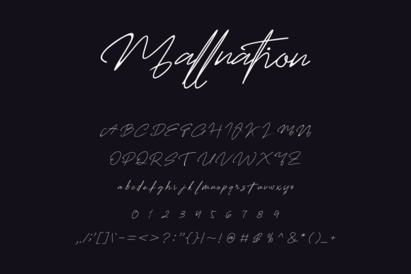Mallnation Font Poster 4