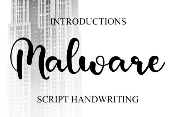 Malware Font Poster 1