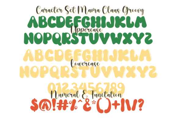Mama Claus Duo Font Poster 7
