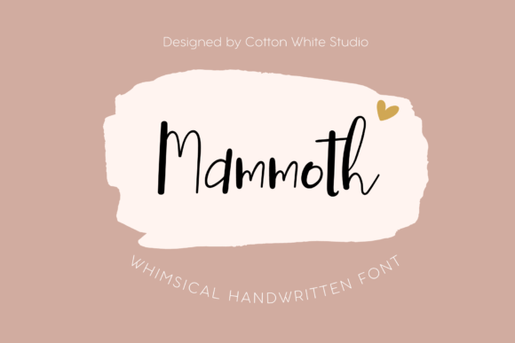 Mammoth Font Poster 1