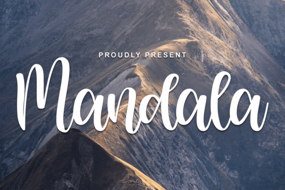 Mandala Font Mandala Font Poster 1