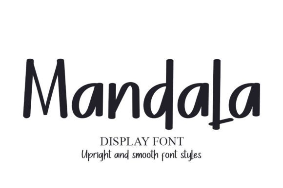 Mandala Font Poster 1