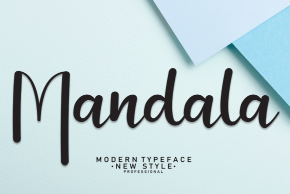 Mandala Font Poster 1