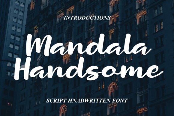 Mandala Handsome Font Poster 1