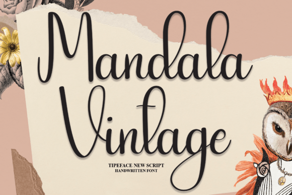 Mandala Vintage Font