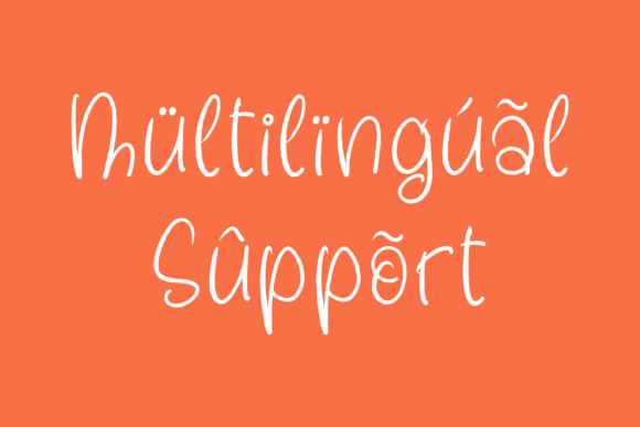 Mandeylas Childish Font Poster 12