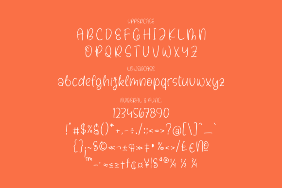 Mandeylas Childish Font Poster 13