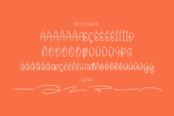Mandeylas Childish Font Poster 14