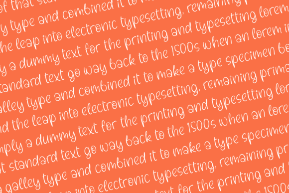Mandeylas Childish Font Poster 8