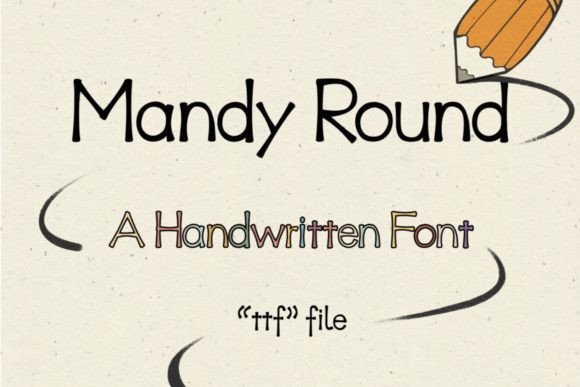 Mandy Round Font Poster 1