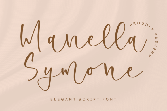 Manella Symone Font Poster 1