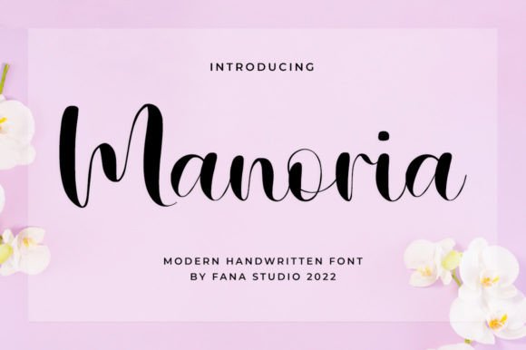 Manoria Font Poster 1