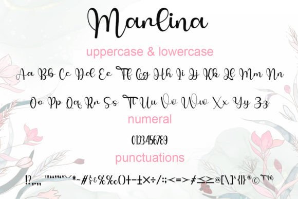 Marlina Font Poster 5