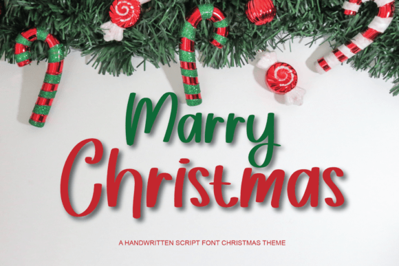 Marry Christmas  Font Poster 1