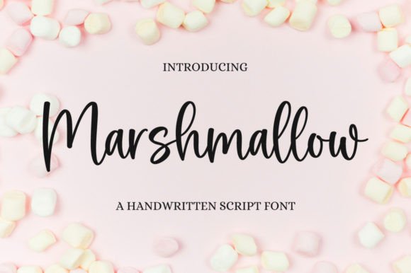 Marshmallow Font Poster 1