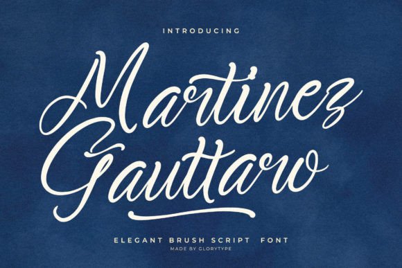 Martinez Gauttaro Font Poster 1