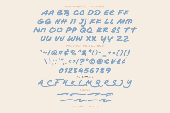 Masa Marker Font Poster 8