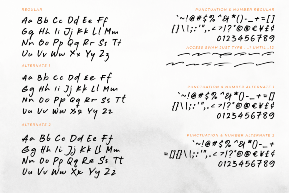 Masa Organic Hand Font Poster 8