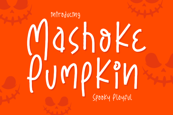 Mashoke Pumpkin Font Poster 1