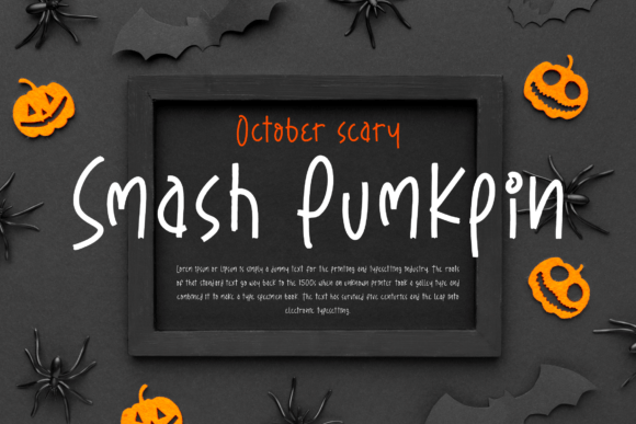 Mashoke Pumpkin Font Poster 11