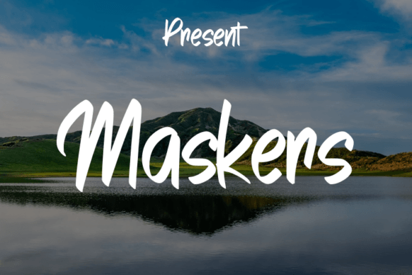 Maskers Font Poster 1