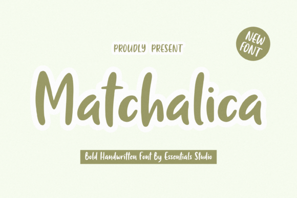 Matchalica Font Poster 1