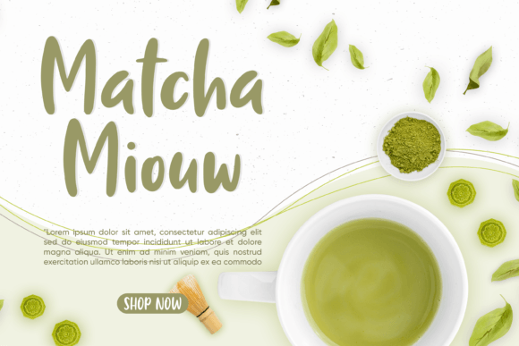 Matchalica Font Poster 6