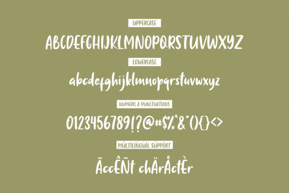 Matchalica Font Poster 7