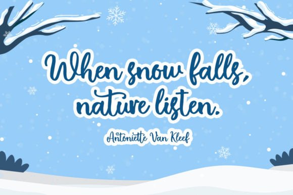 Mateo Winter Font Poster 7
