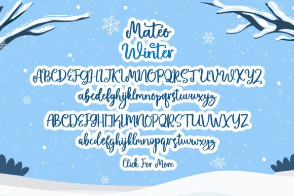Mateo Winter Font Poster 9